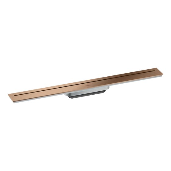 Hansgrohe AXOR Drain Fertigset Duschrinne 700mm, 53l/min, Brushed Red Gold