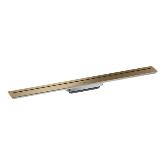 Hansgrohe AXOR Drain Fertigset Duschrinne 800mm, 53l/min, Brushed Bronze