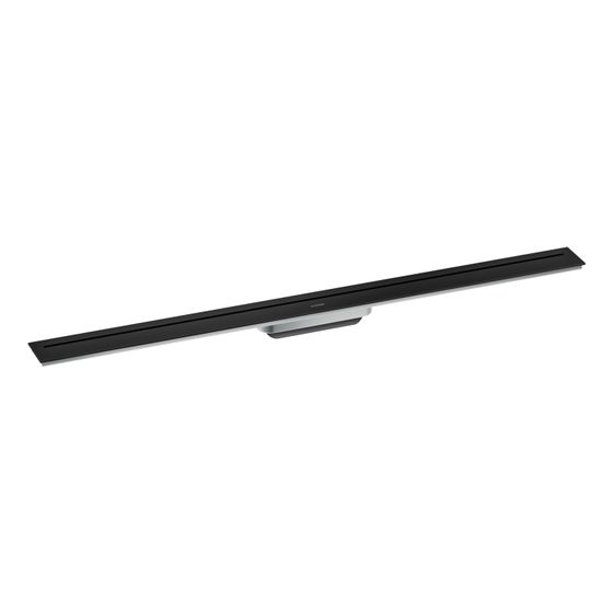 Hansgrohe AXOR Drain Fertigset Duschrinne 1000mm, 53l/min, Mattschwarz