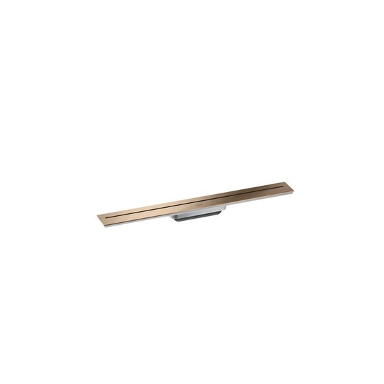 Hansgrohe AXOR Drain Fertigset Duschrinne 700mm zur Wandmontage, 55l/min, Polished Red Gold