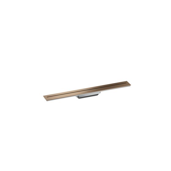 Hansgrohe AXOR Drain Fertigset Duschrinne 700mm zur Wandmontage, 55l/min, Brushed Red Gold