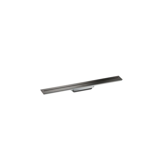 Hansgrohe AXOR Drain Fertigset Duschrinne 700mm zur Wandmontage, 55l/min, Polished Black Chrome