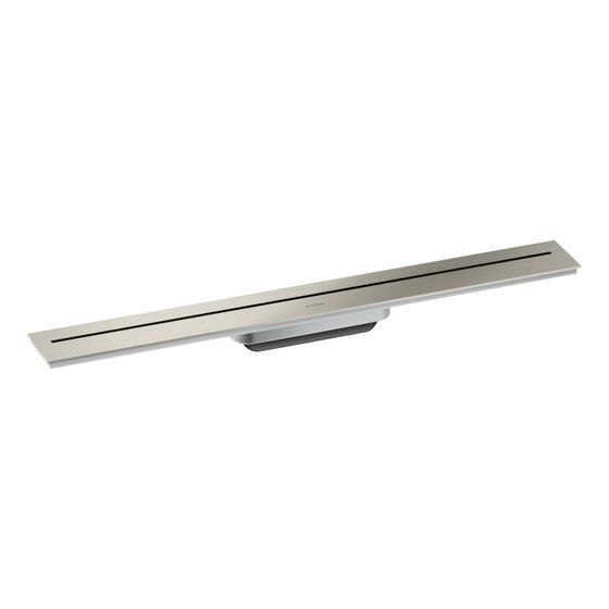 Hansgrohe AXOR Drain Fertigset Duschrinne 700mm zur Wandmontage, 55l/min, Edelstahl