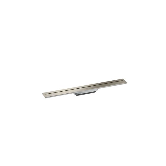Hansgrohe AXOR Drain Fertigset Duschrinne 700mm zur Wandmontage, 55l/min, Brushed Nickel
