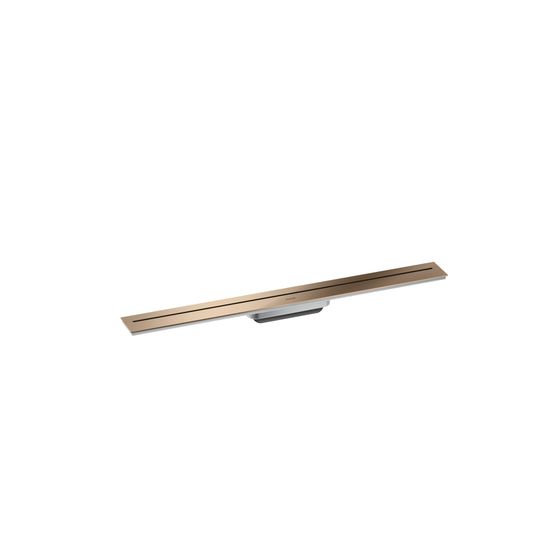 Hansgrohe AXOR Drain Fertigset Duschrinne 800mm zur Wandmontage, 55l/min, Polished Red Gold