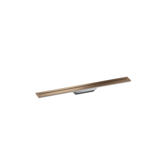 Hansgrohe AXOR Drain Fertigset Duschrinne 800mm zur Wandmontage, 55l/min, Brushed Red Gold