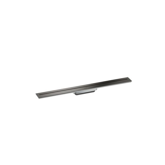 Hansgrohe AXOR Drain Fertigset Duschrinne 800mm zur Wandmontage, 55l/min, Polished Black Chrome