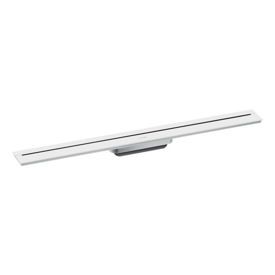 Hansgrohe AXOR Drain Fertigset Duschrinne 800mm zur Wandmontage, 55l/min, Mattweiß