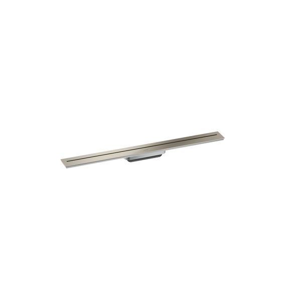 Hansgrohe AXOR Drain Fertigset Duschrinne 800mm zur Wandmontage, 55l/min, Brushed Nickel