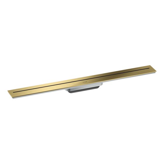 Hansgrohe AXOR Drain Fertigset Duschrinne 800mm zur Wandmontage, 55l/min, Polished Gold Optic