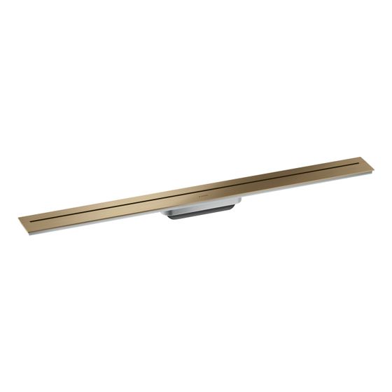 Hansgrohe AXOR Drain Fertigset Duschrinne 900mm zur Wandmontage, 55l/min, Brushed Bronze