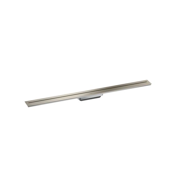 Hansgrohe AXOR Drain Fertigset Duschrinne 1000mm zur Wandmontage, 55l/min, Brushed Nickel