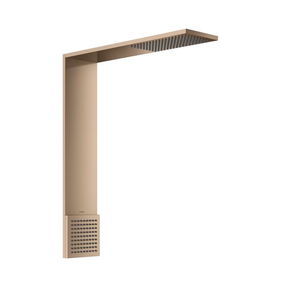 Hansgrohe AXOR ShowerComposition Brausenmodul, 17l/min, 110x220mm, 1jet, Schulterbrause, Polished Red Gold