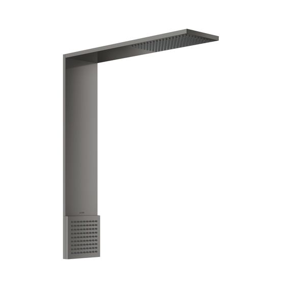 Hansgrohe AXOR ShowerComposition Brausenmodul, 17l/min, 110x220mm, 1jet, Schulterbrause, Polished Black Chrome