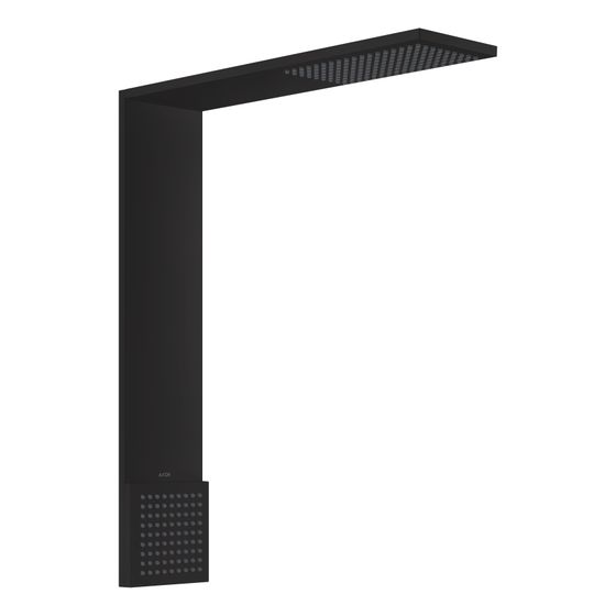 Hansgrohe AXOR ShowerComposition Brausenmodul, 17l/min, 110x220mm, 1jet, Schulterbrause, Mattschwarz