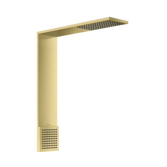 Hansgrohe AXOR ShowerComposition Brausenmodul, 17l/min, 110x220mm, 1jet, Schulterbrause, Brushed Brass