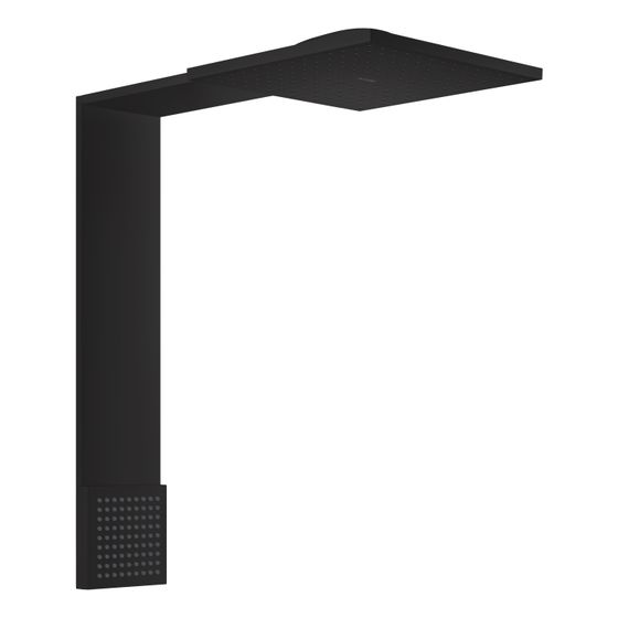 Hansgrohe AXOR ShowerComposition Brausenmodul, 21,6l/min, 250x250mm, 2jet, Schulterbrause, Mattschwarz