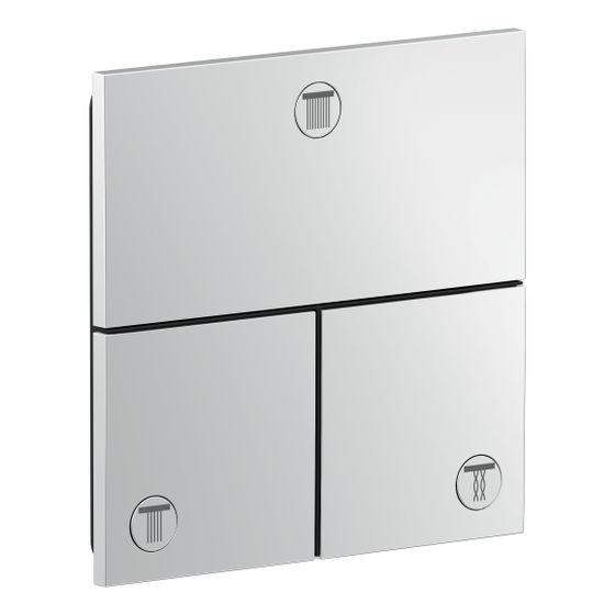 Hansgrohe AXOR ShowerSelect ID Ventil Unterputz, 26l/min, eckig für 3 Verbraucher, Chrom