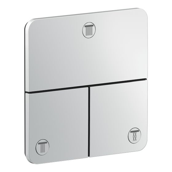 Hansgrohe AXOR ShowerSelect ID Ventil Unterputz, 26l/min, softsquare für 3 Verbraucher, Chrom