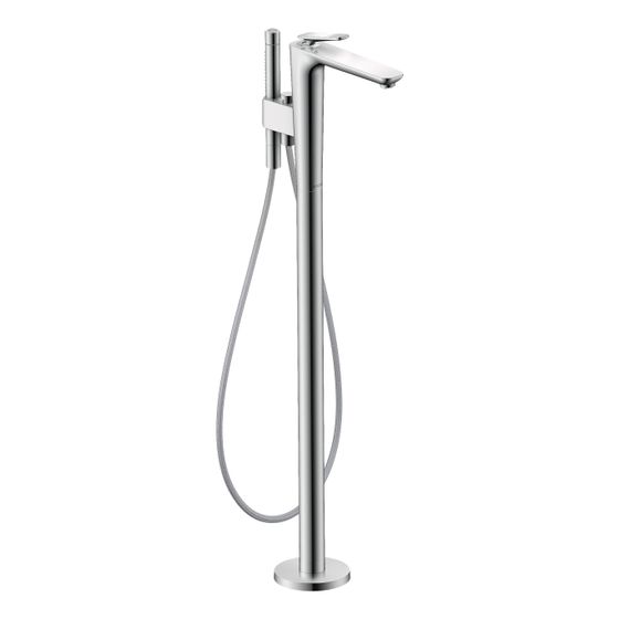 Hansgrohe AXOR Citterio C Einhebel-Wannenmischer bodenstehend, Cubic cut, Chrom
