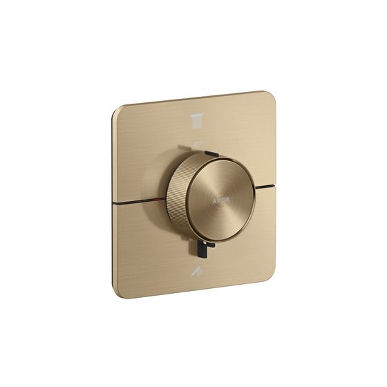 Hansgrohe AXOR ShowerSelect ID Thermostat Unterputz, 22,1l/min, softsquare für 2 Verbraucher, Brushed Bronze