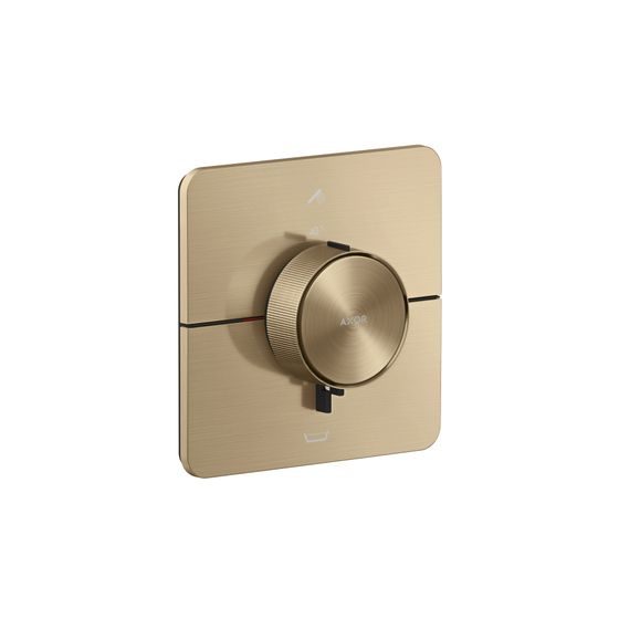 Hansgrohe AXOR ShowerSelect ID Thermostat UP 26l/min softsquare für 2 Verb., int. Sicherungskombination, Brushed Bronze