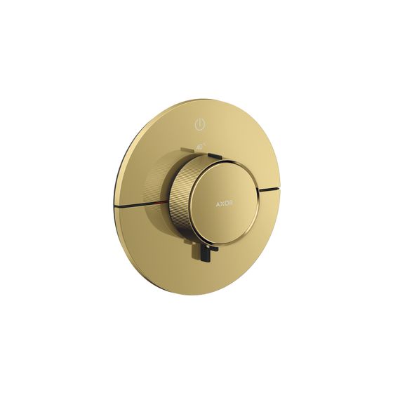 Hansgrohe AXOR ShowerSelect ID Thermostat Unterputz, 20,3l/min, rund für 1 Verbraucher, Polished Gold Optic