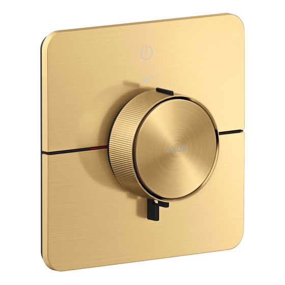 Hansgrohe AXOR ShowerSelect ID Thermostat Unterputz, 20,3l/min, softsquare für 1 Verbraucher, Brushed Gold Optic