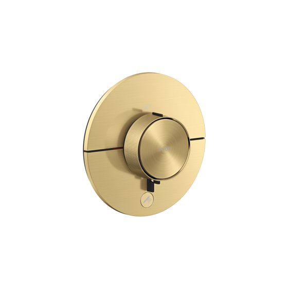 Hansgrohe AXOR ShowerSelect ID Thermostat HighFlow UP 23l/min rund für 1 Verb., einen zusätzlichen Abgang, Brushed Gold Optic