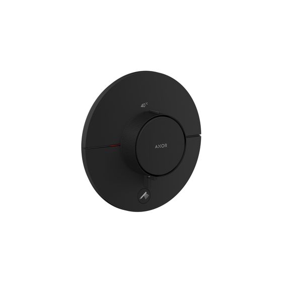 Hansgrohe AXOR ShowerSelect ID Thermostat HighFlow UP, 23l/min, rund für 1 Verb., einen zusätzlichen Abgang, Mattschwarz