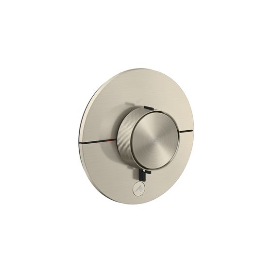 Hansgrohe AXOR ShowerSelect ID Thermostat HighFlow UP, 23l/min, rund für 1 Verb., einen zusätzlichen Abgang, Brushed Nickel