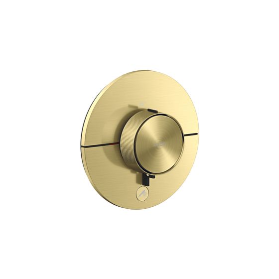 Hansgrohe AXOR ShowerSelect ID Thermostat HighFlow UP, 23l/min, rund für 1 Verb., einen zusätzlichen Abgang, Brushed Brass