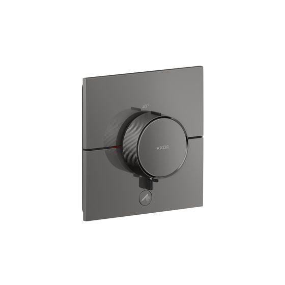 Hansgrohe AXOR ShowerSelect ID Thermostat HighFlow UP 23l/min eckig für 1 Verb., 1 zusätzlichen Abgang, Polished Black Chrome