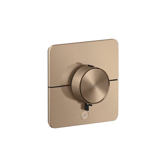 Hansgrohe AXOR ShowerSelect ID Thermostat HighFlow UP 23l/min softsquare für 1 Verb., 1 zusätzlichen Abgang, Brushed Red Gold
