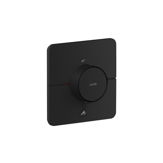 Hansgrohe AXOR ShowerSelect ID Thermostat HighFlow UP, 23l/min, softsquare für 1 Verb., einen zusätzlichen Abgang, Mattschwarz
