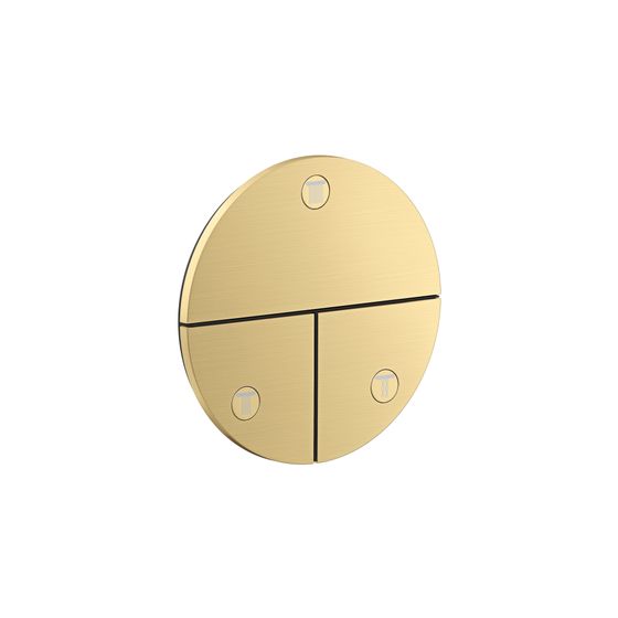 Hansgrohe AXOR ShowerSelect ID Ventil Unterputz, 26l/min, rund für 3 Verbraucher, Brushed Gold Optic