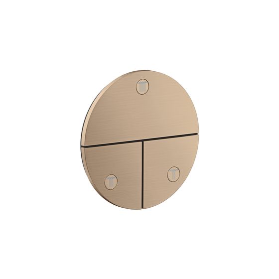 Hansgrohe AXOR ShowerSelect ID Ventil Unterputz, 26l/min, rund für 3 Verbraucher, Brushed Red Gold