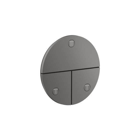 Hansgrohe AXOR ShowerSelect ID Ventil Unterputz, 26l/min, rund für 3 Verbraucher, Polished Black Chrome