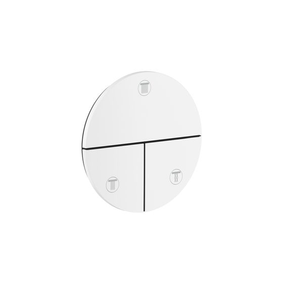 Hansgrohe AXOR ShowerSelect ID Ventil Unterputz, 26l/min, rund für 3 Verbraucher, Mattweiß
