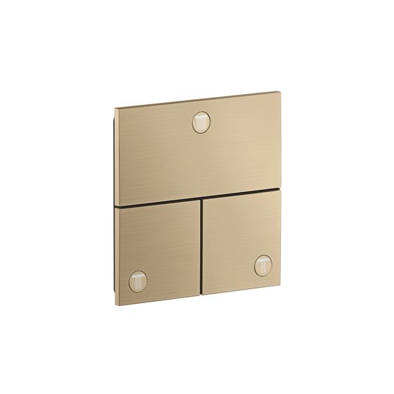 Hansgrohe AXOR ShowerSelect ID Ventil Unterputz, 26l/min, eckig für 3 Verbraucher, Brushed Bronze
