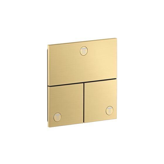Hansgrohe AXOR ShowerSelect ID Ventil Unterputz, 26l/min, eckig für 3 Verbraucher, Brushed Gold Optic