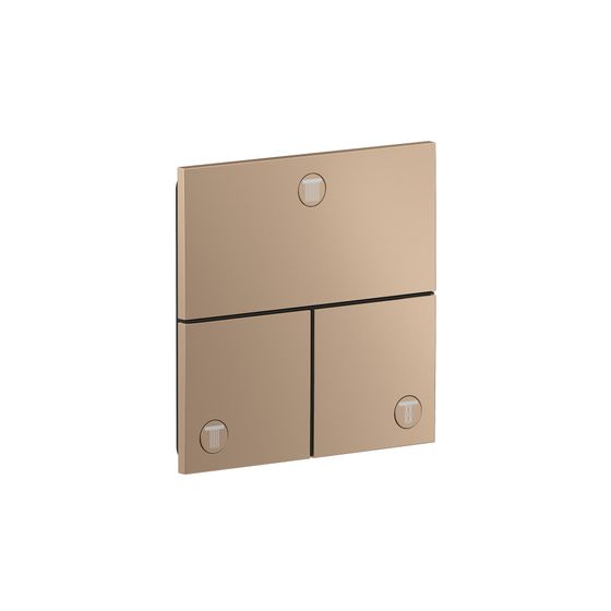 Hansgrohe AXOR ShowerSelect ID Ventil Unterputz, 26l/min, eckig für 3 Verbraucher, Polished Red Gold
