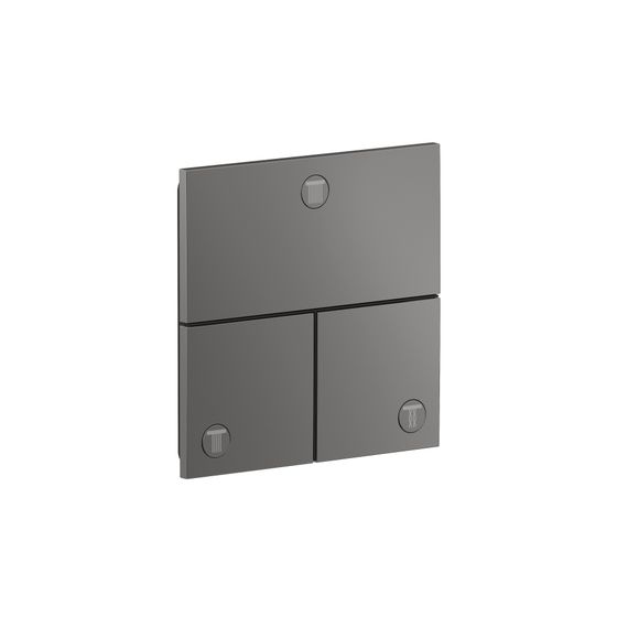 Hansgrohe AXOR ShowerSelect ID Ventil Unterputz, 26l/min, eckig für 3 Verbraucher, Polished Black Chrome