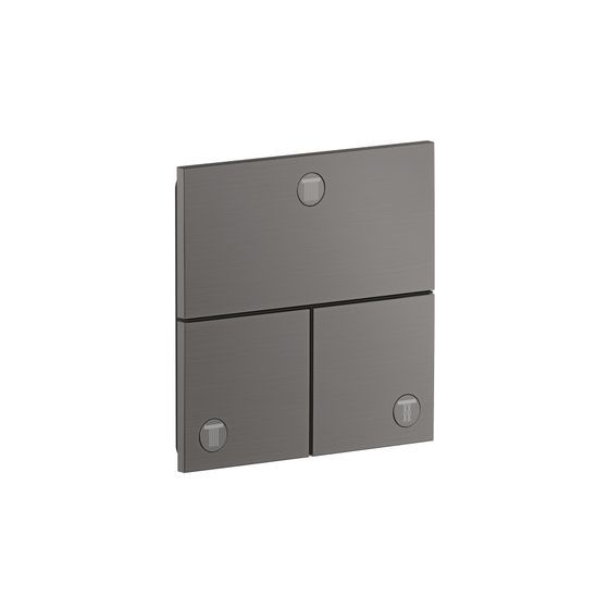 Hansgrohe AXOR ShowerSelect ID Ventil Unterputz, 26l/min, eckig für 3 Verbraucher, Brushed Black Chrome