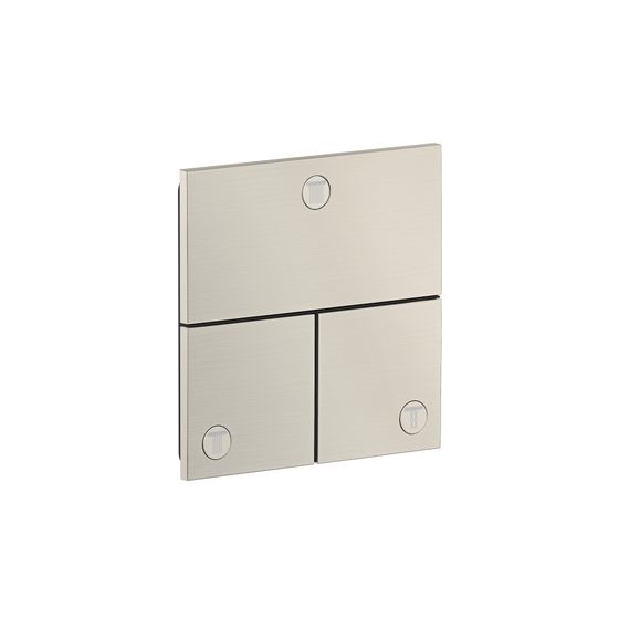 Hansgrohe AXOR ShowerSelect ID Ventil Unterputz, 26l/min, eckig für 3 Verbraucher, Edelstahl Optic