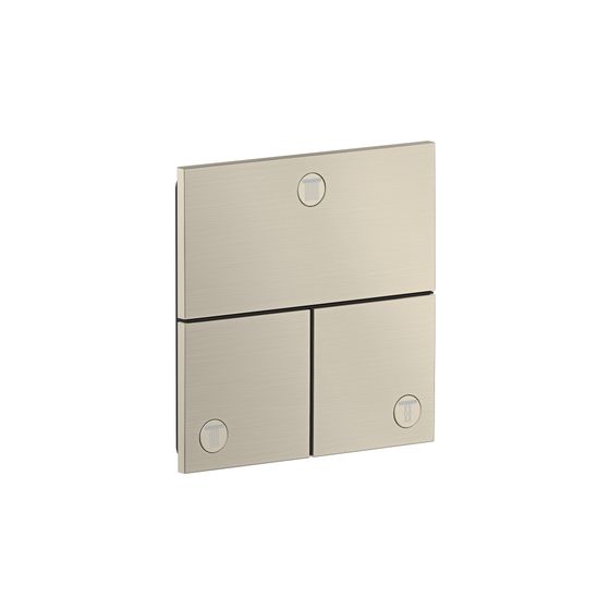 Hansgrohe AXOR ShowerSelect ID Ventil Unterputz, 26l/min, eckig für 3 Verbraucher, Brushed Nickel
