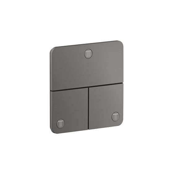 Hansgrohe AXOR ShowerSelect ID Ventil Unterputz, 26l/min, softsquare für 3 Verbraucher, Brushed Black Chrome