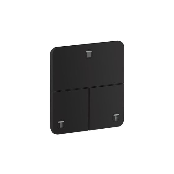 Hansgrohe AXOR ShowerSelect ID Ventil Unterputz, 26l/min, softsquare für 3 Verbraucher, Mattschwarz