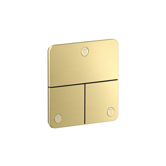 Hansgrohe AXOR ShowerSelect ID Ventil Unterputz, 26l/min, softsquare für 3 Verbraucher, Brushed Brass