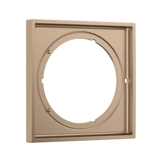 Hansgrohe AXOR ShowerSelect ID Verlängerungsrosette eckig 5mm, 170x170mm, Brushed Red Gold